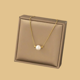 IMITATION PEARL PENDANT NECKLACE